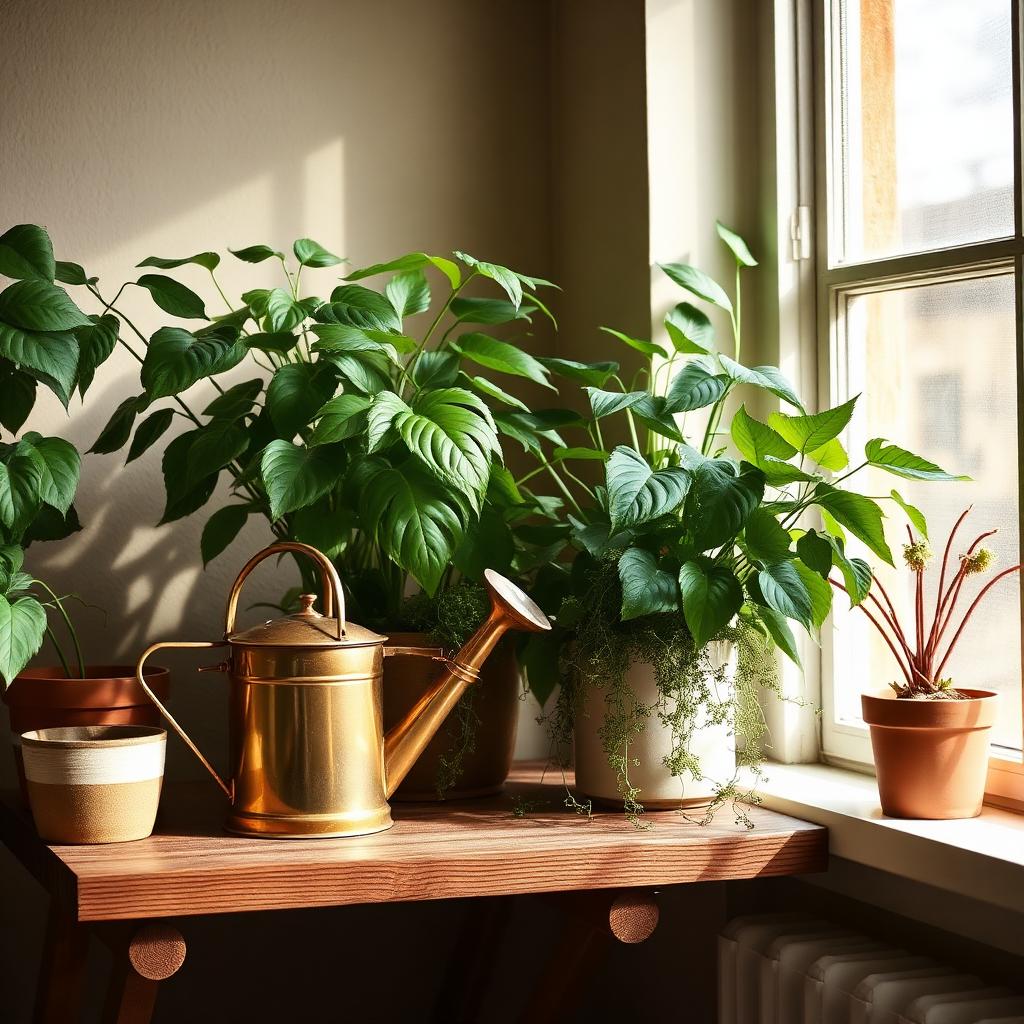 Calendario de riego para plantas de interior mes a mes